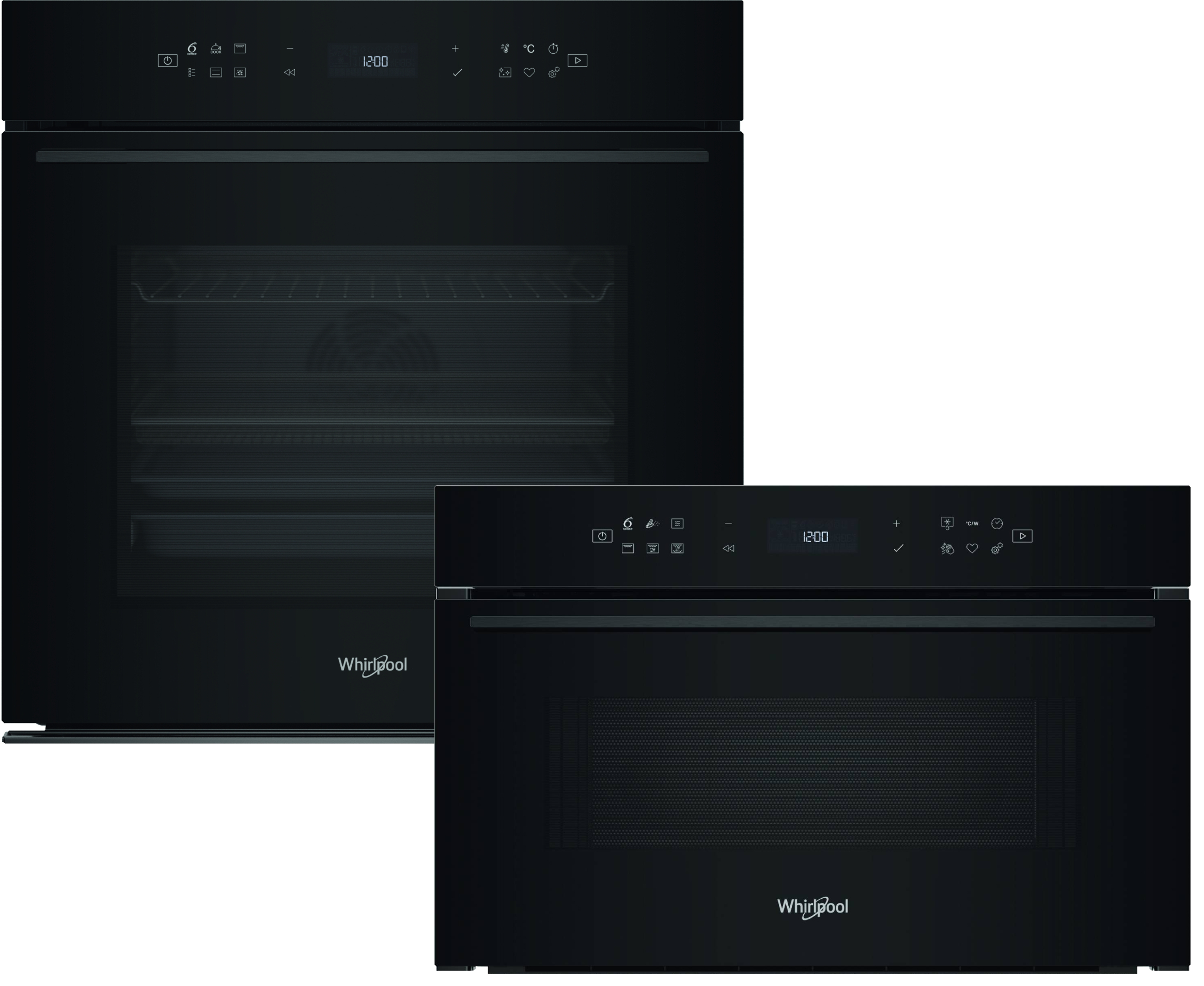 Комплект техніки Whirlpool Духова шафа + Мікрохвильова піч вбудована Whirlpool WOI78PT1SBA + WMD7O4TB