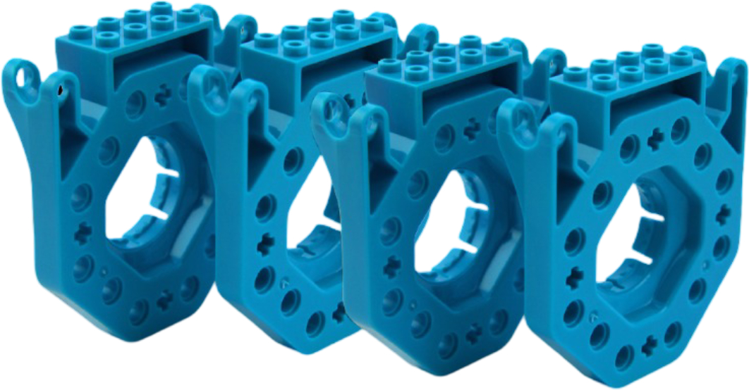 Набор для моделирования техники Wonder Workshop Building Brick Connectors (1-BB01-01) - Фото 1