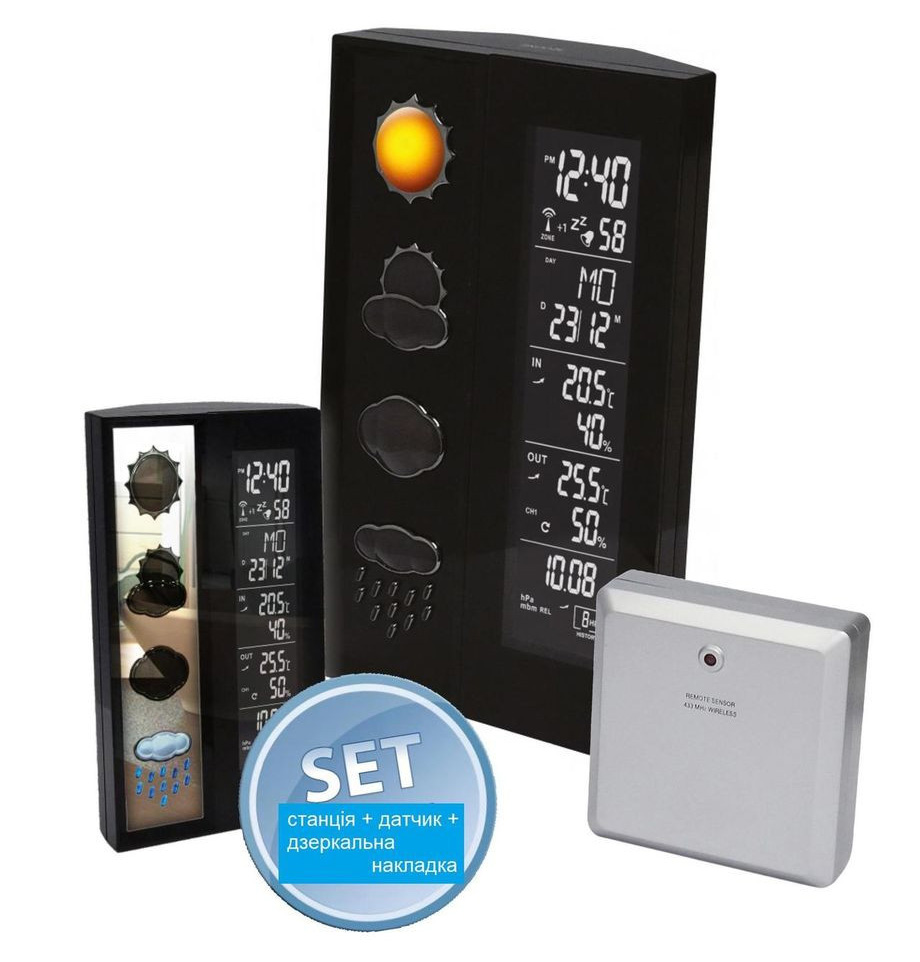 Метеостанция Technoline Black (WS6650) - Фото 1