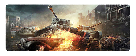 Килимок для миші ігровий Voltronic World of Tanks-32 (WTPCT32) - Фото 1