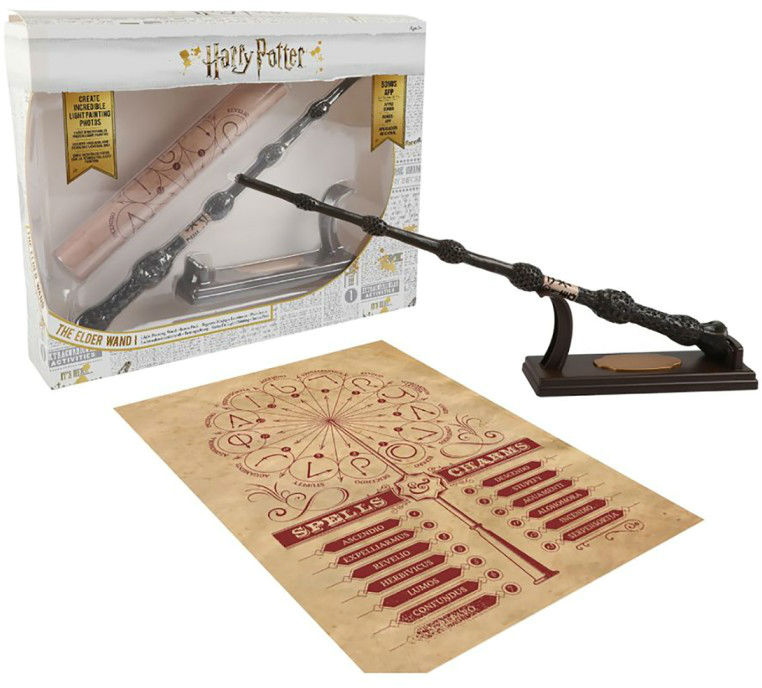Сюжетно-ролевая игра. Набор-профессий Wizarding World Бузиновая  волшебная палочка со списком заклинаний (WW-1098) - Фото 1