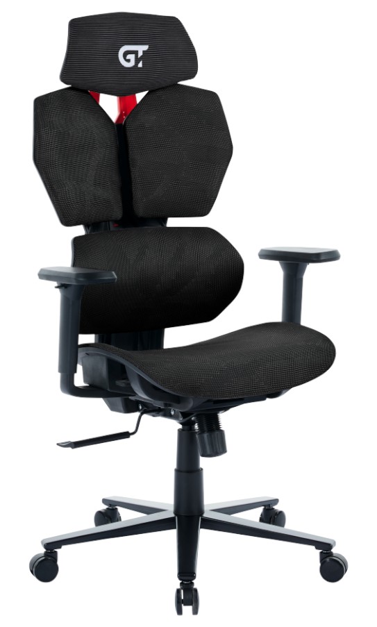 Кресло для геймеров GT Racer X-6008 Black - Фото 1