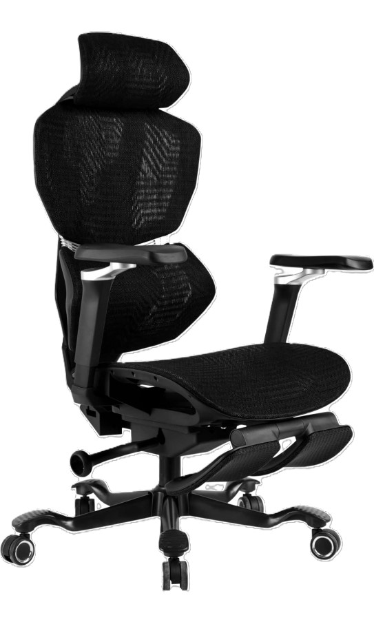 Кресло для геймеров GT Racer X-7001 Black/Black - Фото 1