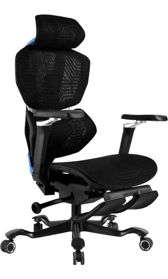 Кресло для геймеров GT Racer X-7001 Black/Blue - Фото 1