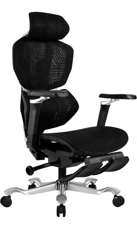 Кресло для геймеров GT Racer X-7001 Black/Gray - Фото 1