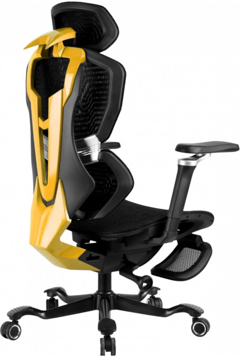 Кресло для геймеров GT Racer X-7001 Black/Yellow - Фото 1