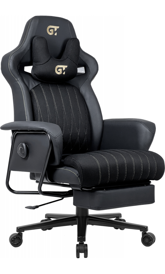 Кресло для геймеров GT Racer X-7484 Fabric Black XL - Фото 1
