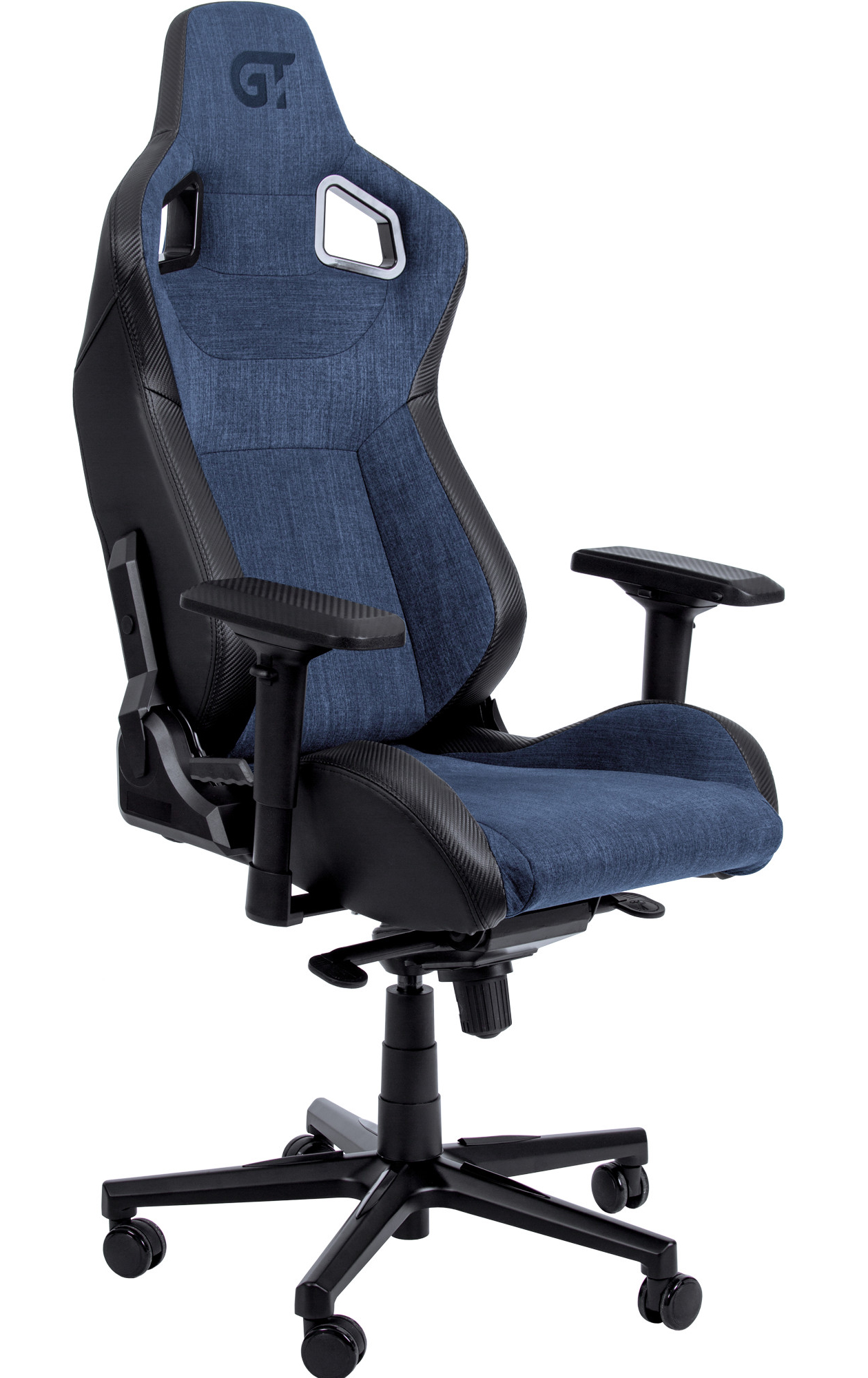 Крісло для геймерів GT Racer X-8005 Dark Blue/Black - Фото 1