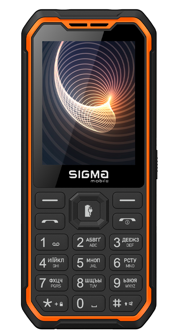 Мобильный телефон Sigma mobile X-style 310 Force TYPE-C Black/Orange - Фото 1
