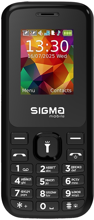 Мобильный телефон Sigma mobile X-style 171 MINI TYPE-C Black - Фото 1
