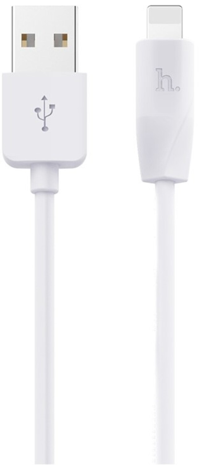 Кабель синхронізації даних HOCO X1 USB to iP 2.4A, 1m White (6957531032007) - Фото 1