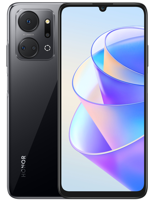 Смартфон Honor X7a 4/128Gb Midnight Black - Фото 1