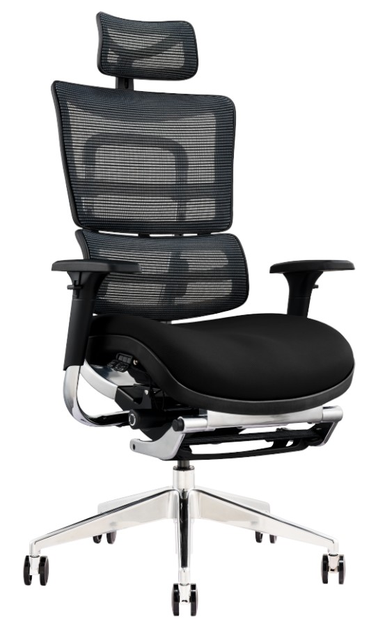 Кресло офисное GT Racer X-802L Black (W-21 B-41) - Фото 1