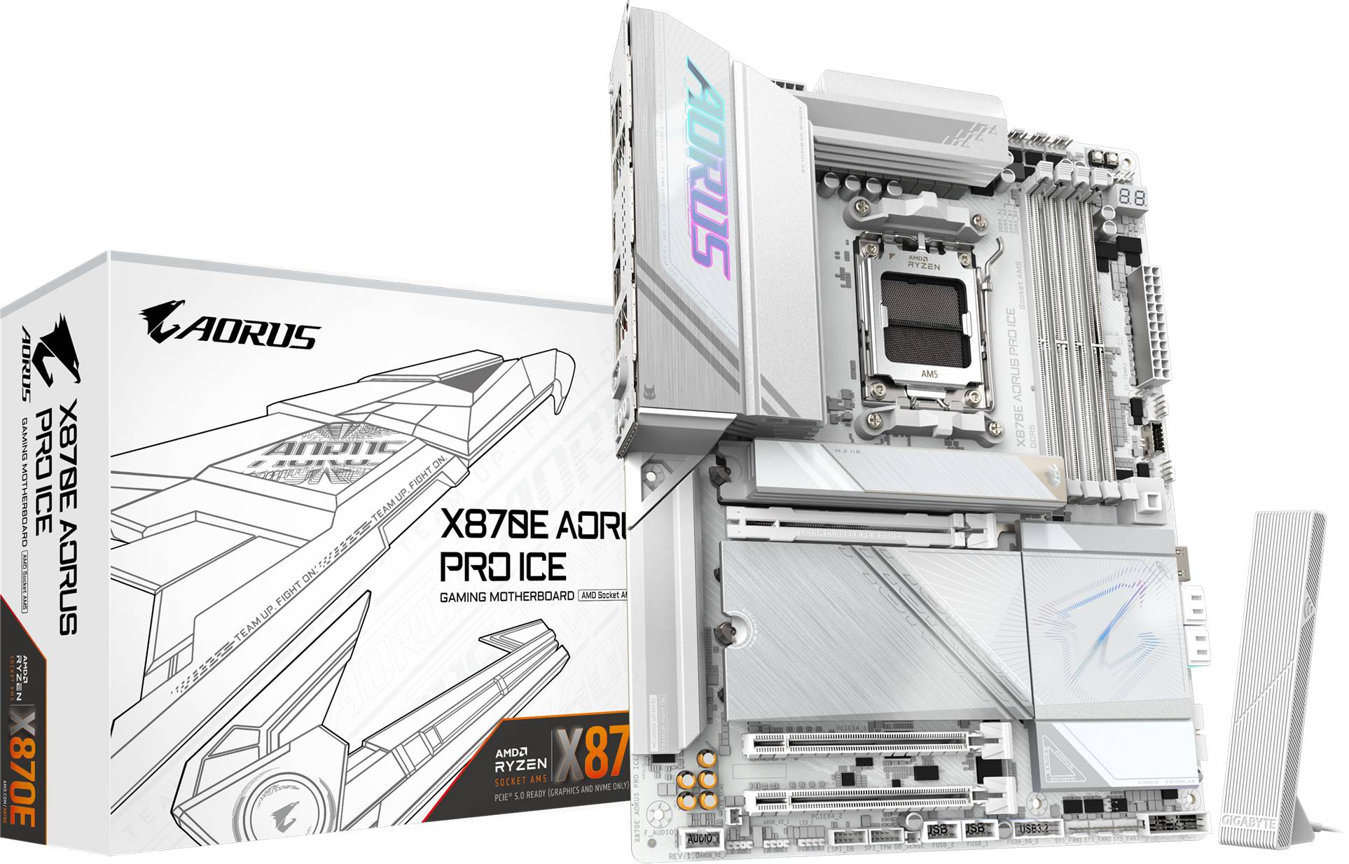 Материнская плата Gigabyte X870E AORUS PRO ICE DDR5 - Фото 1