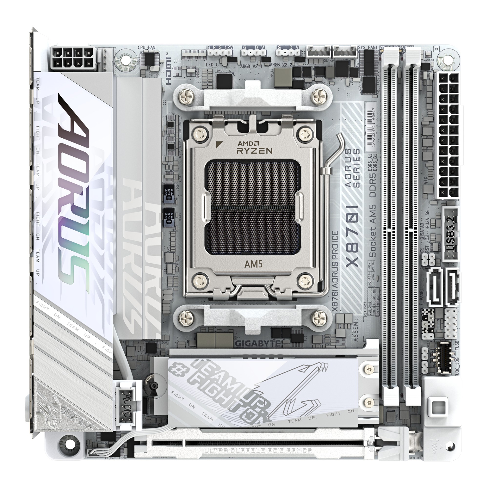 Материнская плата Gigabyte X870I AORUS PRO ICE DDR5 - Фото 1