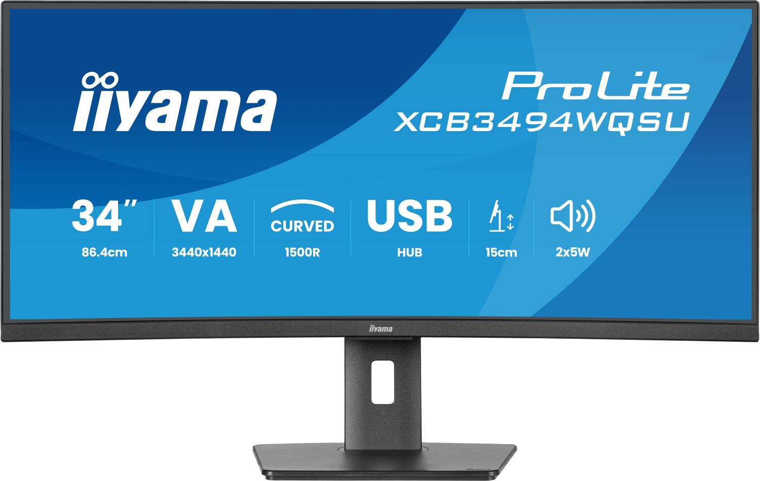 Монитор IIYAMA XCB3494WQSU-B1 - Фото 1