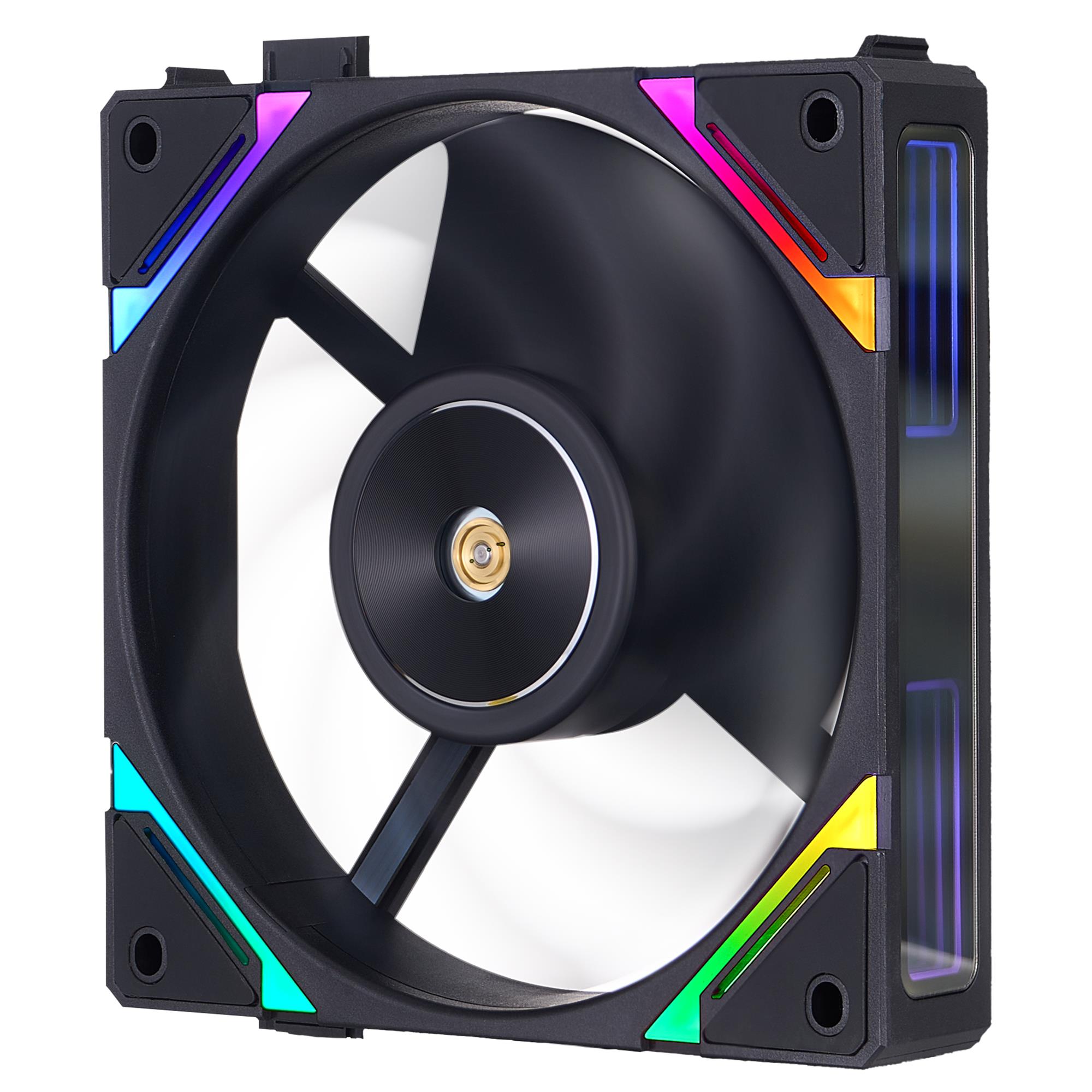 Корпусный вентилятор 1stPlayer XF7 Black (XF7-BK-1IN1) - Фото 1