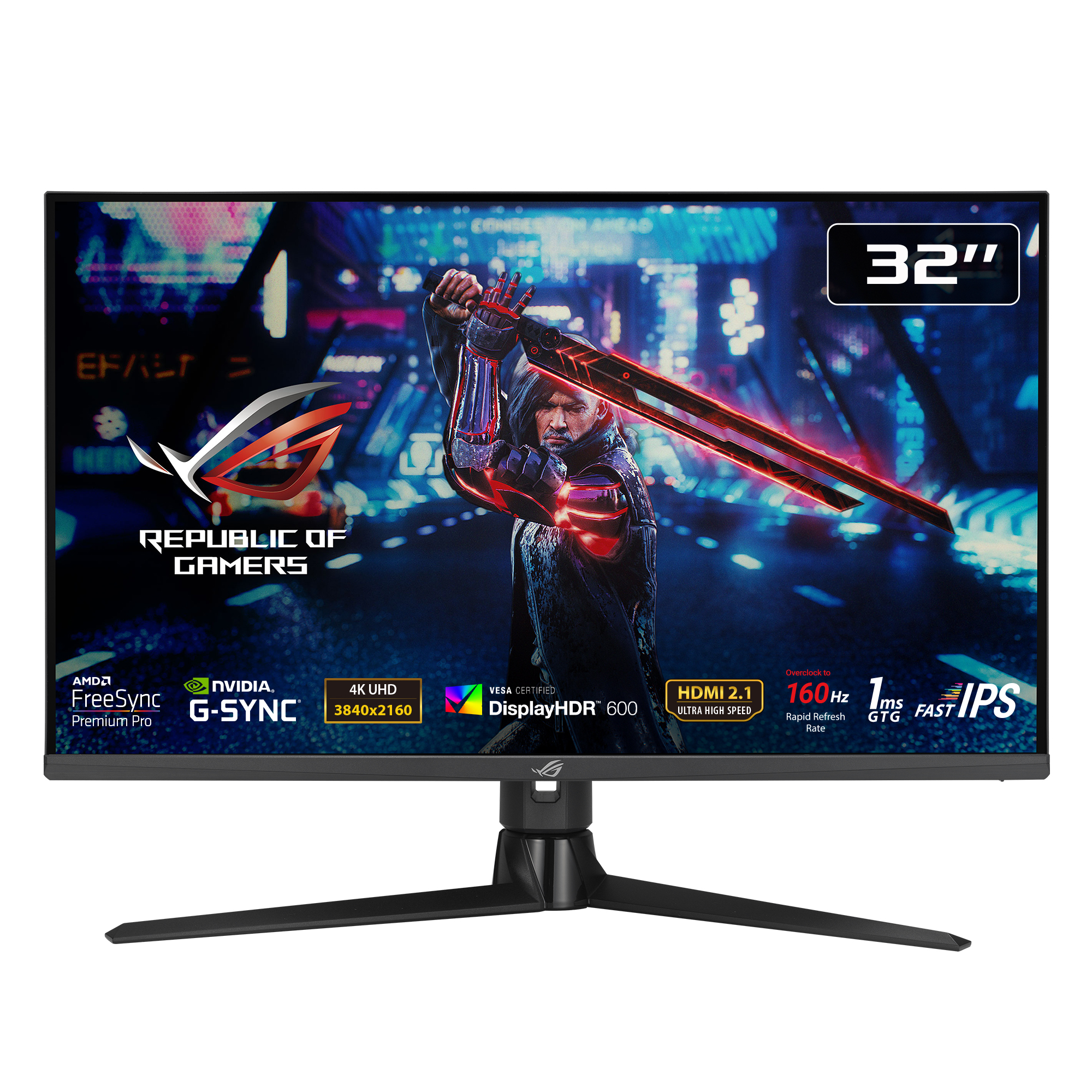 Монитор игровой Asus ROG Strix XG32UQ - Фото 1