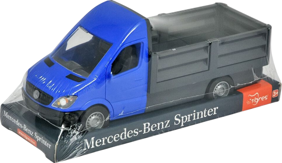 Колекційна спецтехніка Tigres Mercedes-Benz Sprinter бортовий Синій (39666) - Фото 1