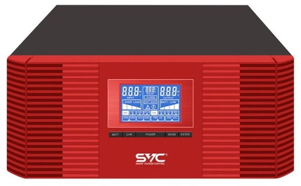 Джерело безперебійного живлення SVC 1200ВА/1000Вт DC 12V 10A/20A 2хShuko (XL-1200) - Фото 1