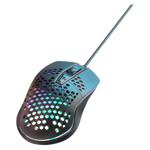 Мышь проводная игровая XO M4 4000 DPI RGB (XO-M4-BK) - Фото 1