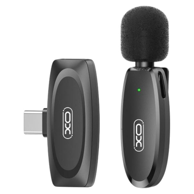 Микрофон для смартфона XO MKF08A с подавлением шума Type-C Black (XO-MKF08A-TC) - Фото 1
