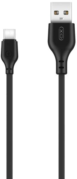Кабель синхронизации данных XO NB103 2.1 А Type-C Black 1m (XO-NB-103-TC-1-BK) - Фото 1