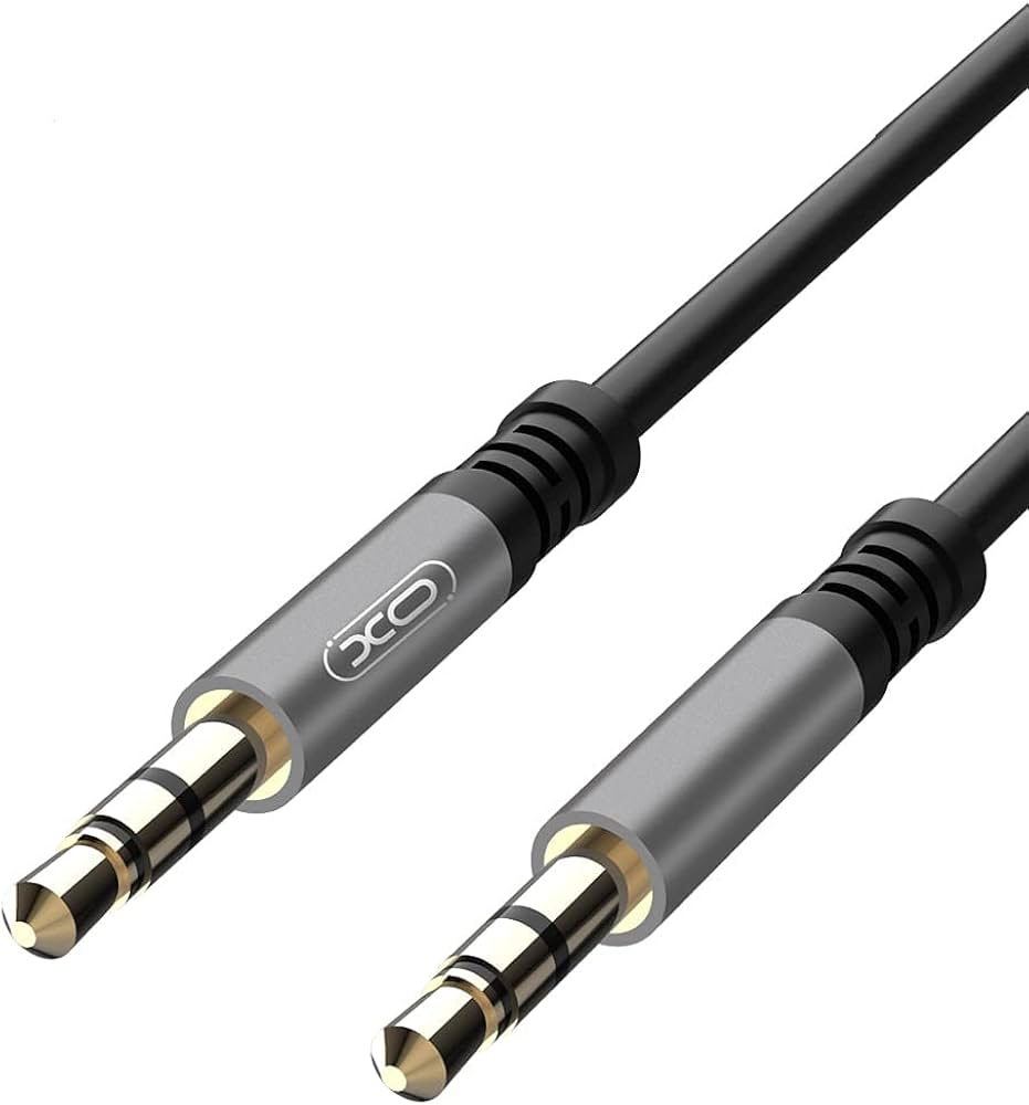 Кабель 3.5 мм - 3.5 мм XO NB121 Audio Cable AUX jack 3.5 мм - jack 3.5 мм 1 м Black (XO-NB121) - Фото 1