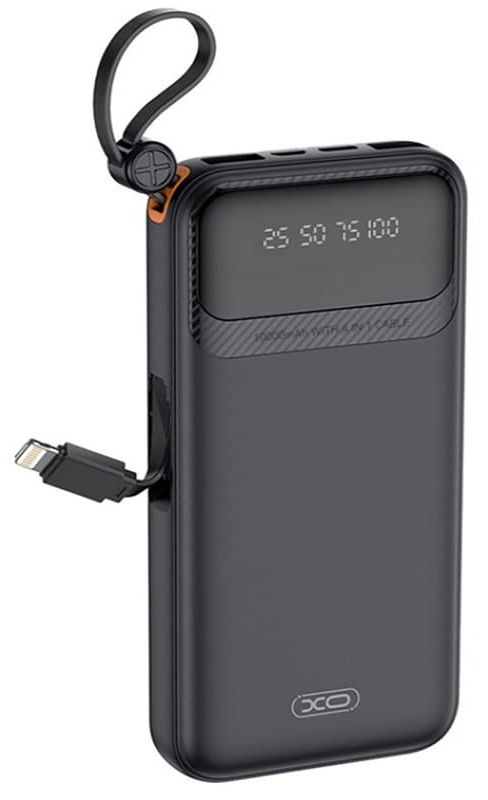 Батарея мобільна XO PR278 10000mAh 10W Black - Фото 1