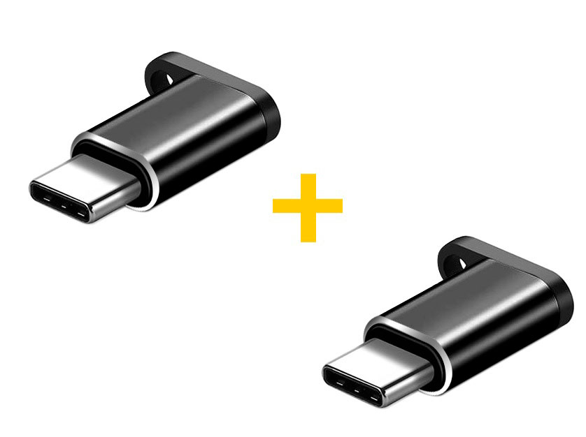 Переходник XOKO AC-012 MicroUSB - Type-C Black 2 шт. (XK-AC012-BK2) - Фото 1