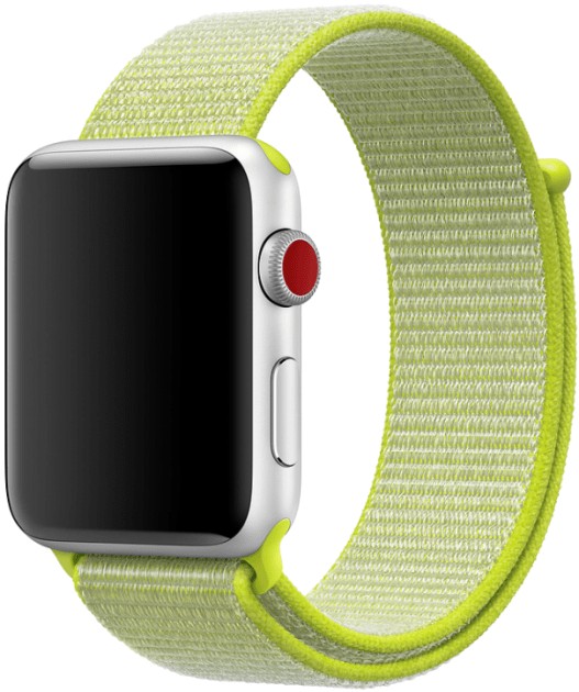 Ремешок для смарт-часов XOKO Apple Watch 38/40 Series 1,2,3 Yellow (XK-AW-NB-Yellow38) - Фото 1