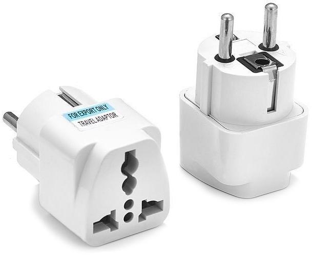 Переходник Евро 220В XOKO WC-120-WH White 2 шт. - Фото 1