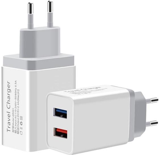 Сетевое зарядное устройство XOKO WC-210 2.4A USB White (WC-210-WH) - Фото 1