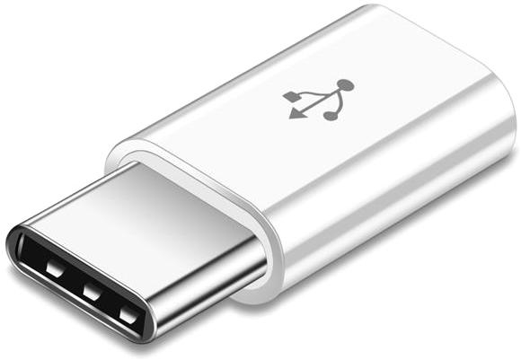 Переходник XOKO AC-014 MicroUSB - Type-C White (XK-AC014-WHT) - Фото 1