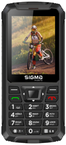 Уценка - Мобильный телефон Sigma mobile X-treme PR68 Dual Sim Black - Фото 1