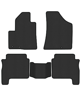 EVA коврики в салон авто EVAtech для Santa FE (CM) Restyling (Hinged Gas Pedal) 7 seats Hyundai 2010-2012 2 поколение SUV USA HY13945CG5KD3RBB - Фото 1