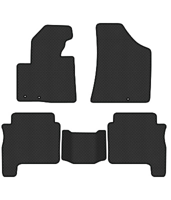 EVA коврики в салон авто EVAtech для Santa FE (CM) Restyling (Floor Gas Pedal) 5 seats Hyundai 2010-2012 2 поколение SUV USA HY13946CG5KD3RBB - Фото 1