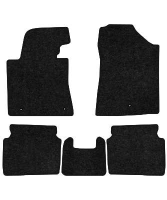 Коврики ворсовые в салон авто EVAtech Standard для Hyundai Elantra GT (MD) (Floor Gas Pedal) 2010-2015 5 поколение Htb USA черный кант HY42304CG5LA3VEB - Фото 1