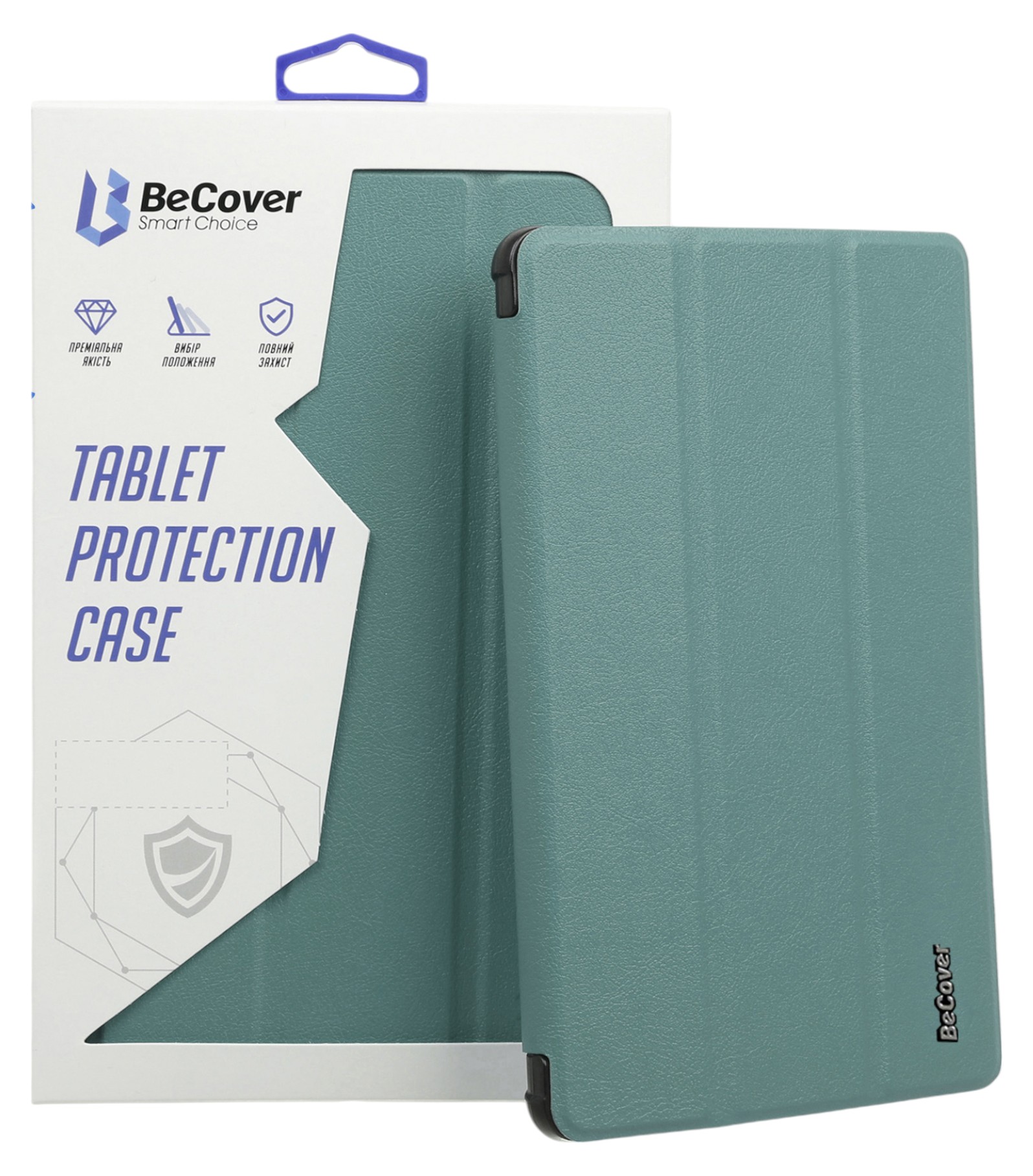 Чехол для планшета BeCover Smart Case for Lenovo Tab P11 (2nd Gen) (TB-350FU/TB-350XU) 11.5" Dark Green (708679) - Фото 1
