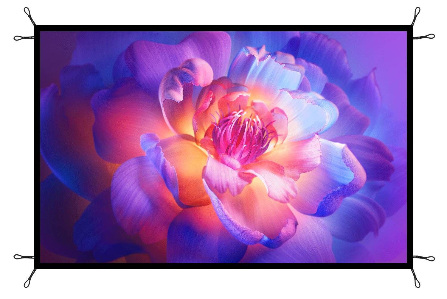 Экран настенный ручной Yaber 84'' (Yaber-84Inch-SCREEN) - Фото 1