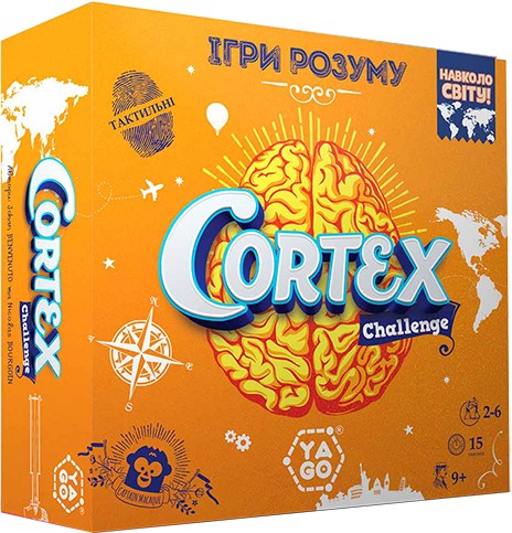 Настольная игра (8+) Yago Cortex  Challenge ВОКРУГ СВЕТА (90 карточек, 24 фишки) (101010918) - Фото 1