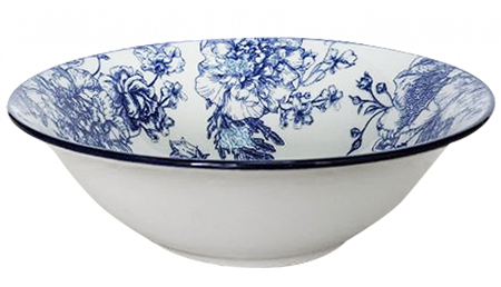 Салатник Limited Edition BLOSSOM BLUE 22.5 см 1.2 л (YF7001-6) - Фото 1