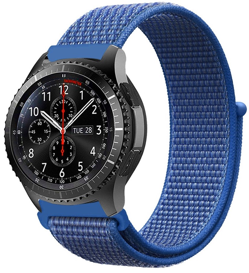 Купити Ремінець для смарт-годинника BeCover Nylon Style for Honor MagicWatch 2 / Huawei Watch 3 Pro Classic 46mm Blue (707078) - Фото 1 Ремінець для смарт-годинника BeCover Nylon Style for Honor MagicWatch 2 / Huawei Watch 3 Pro Classic 46mm Blue (707078) - Фото 1