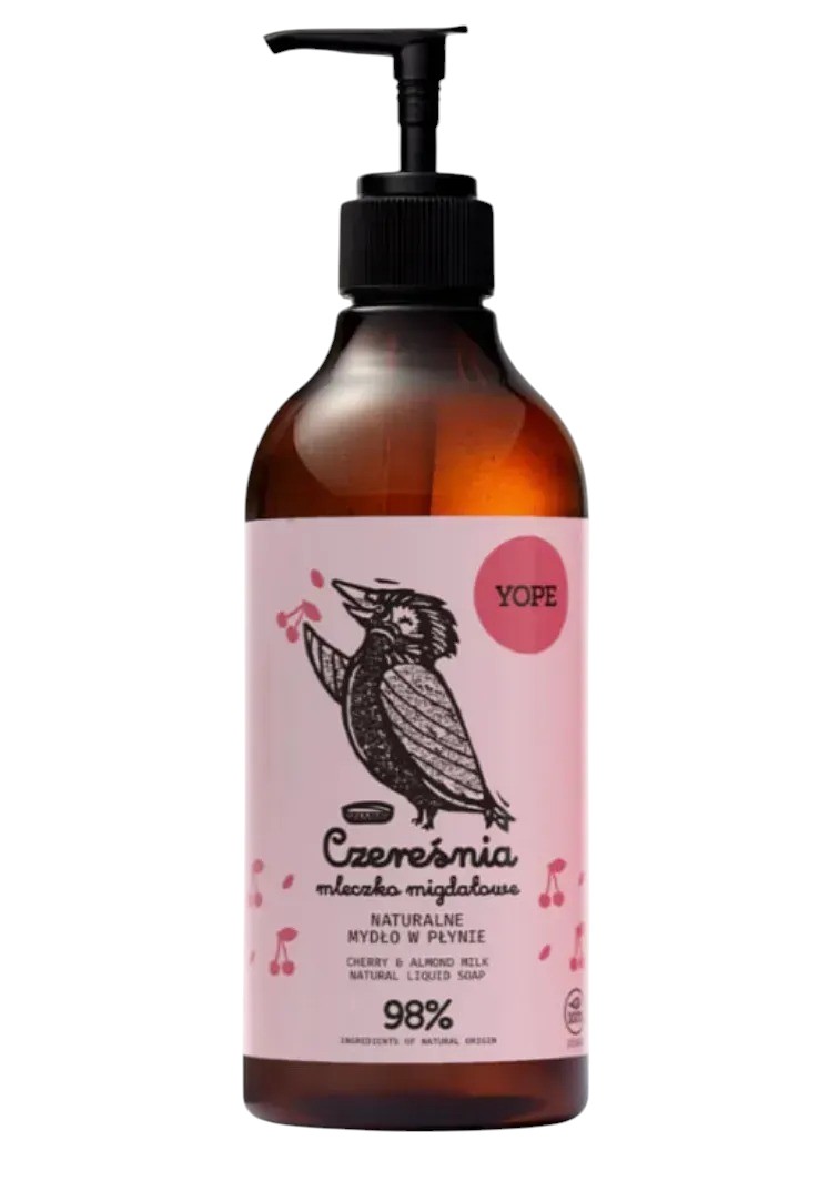 Жидкое мыло для рук Yope Hand Soap CHERRY ALMOND MILK 500 мл (5903760209421) - Фото 1