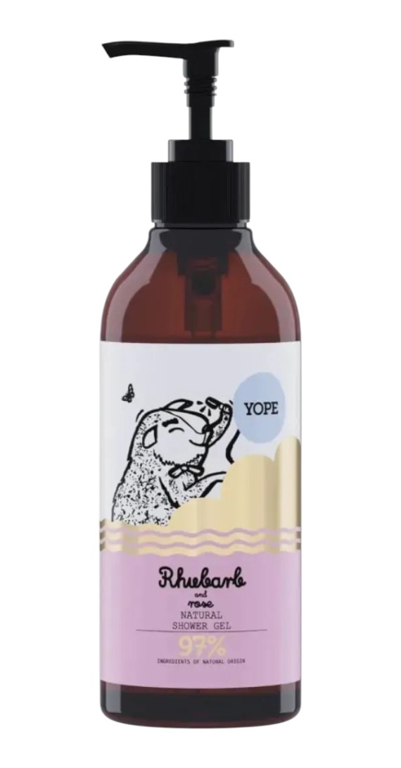 Гель для душа Yope Shower Gel RHUBARB & ROSE 400 мл (5903760201098) - Фото 1