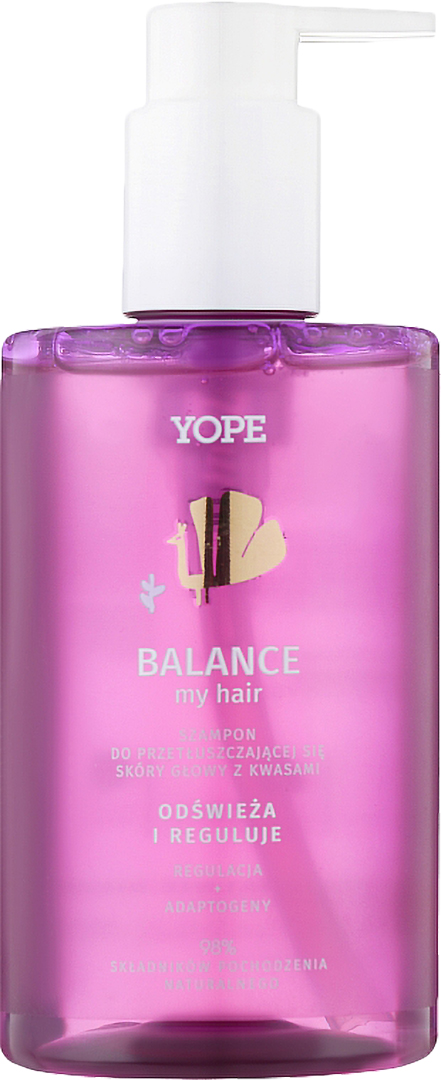 Шампунь женский Yope BOUNCE BALANCE MY HAIR Shampoo 300 мл (5903760205928) - Фото 1