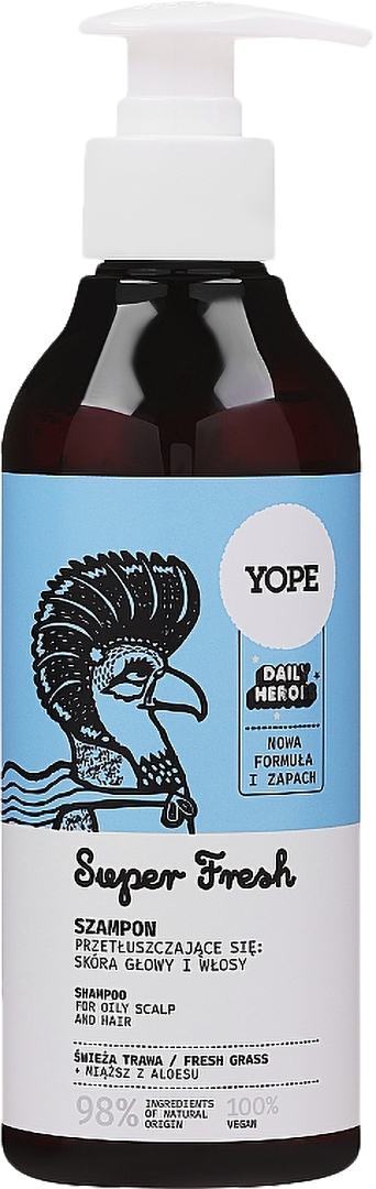 Шампунь женский Yope DAILY HEROES FRESH 300 мл (5900168900363) - Фото 1