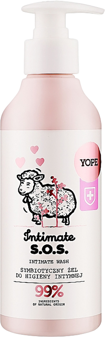 Купити Гель для інтимної гігієни Yope INTIMATE S.O.S. 300 мл (5903760208387) - Фото 1 Гель для інтимної гігієни Yope INTIMATE S.O.S. 300 мл (5903760208387) - Фото 1