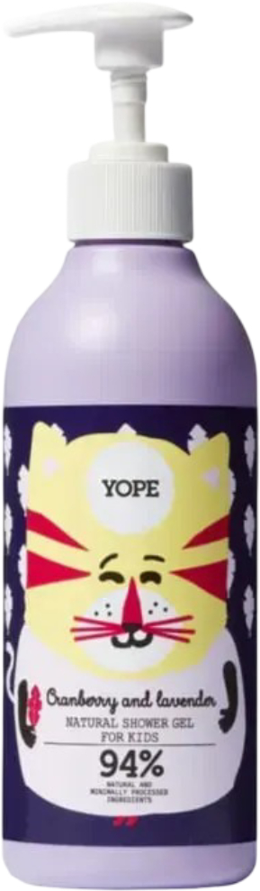 Гель для душа детский Yope CRANBERRY&LAVENDER 400 мл (5903760205461) - Фото 1