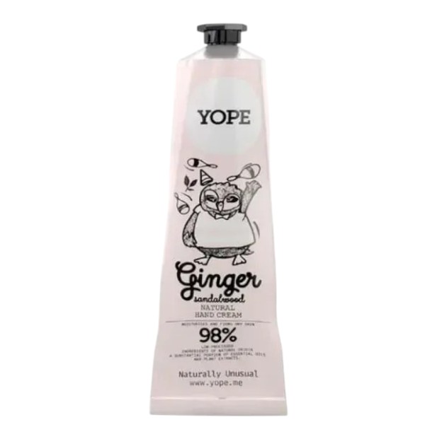 Крем для рук и ногтей Yope Hand Cream GINGER & SANDALWOOD 100 мл (5900168906525) - Фото 1